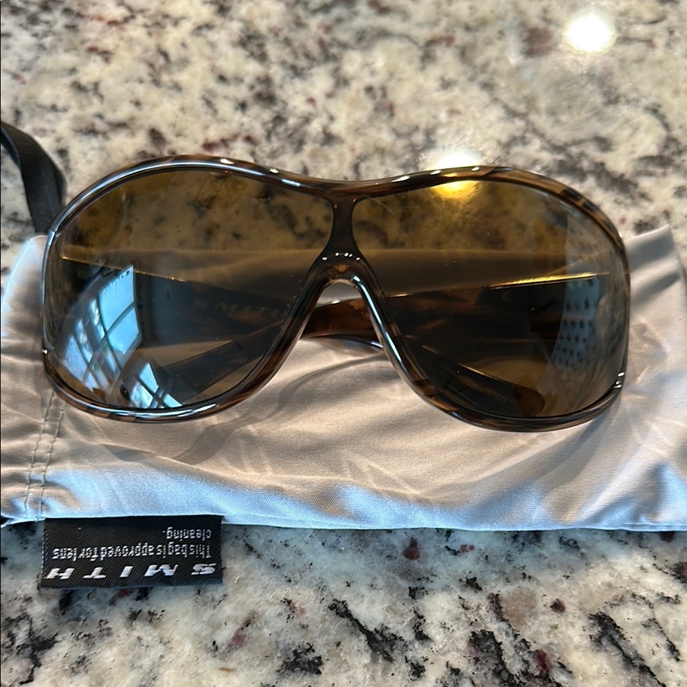SMITH HABIT Havana TLT optics Amber Y2K Sunglasses